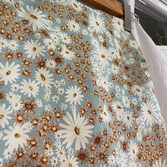 Silky Floral Hankerchief Strapless Top - Picture 2 of 7